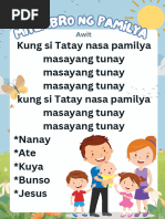 Isang Awit para Sa Pamilya | PDF