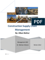 Construction Supply Chain Management
