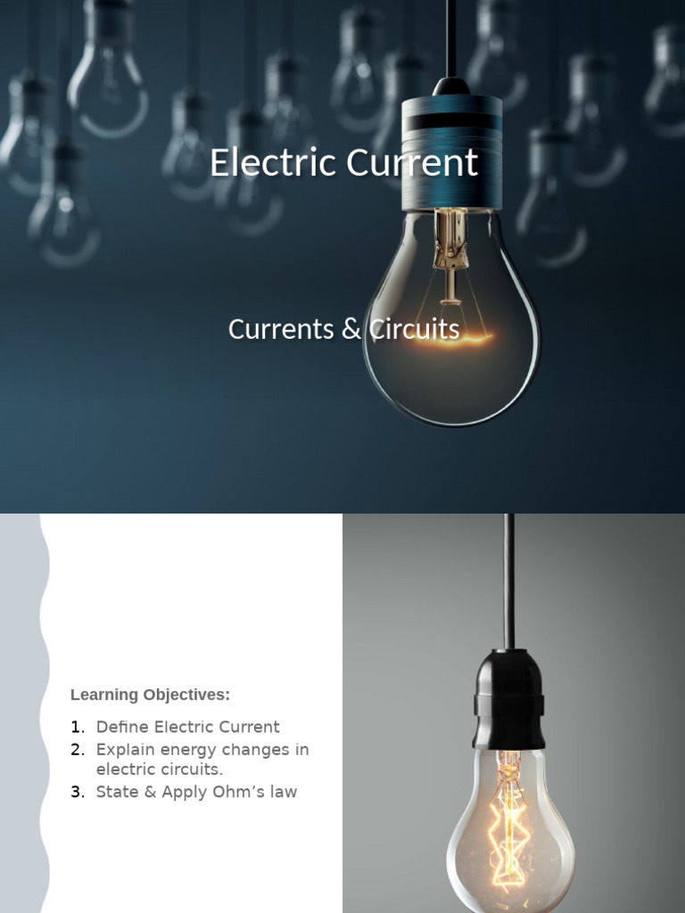Understanding Electric Current and Circuits | PDF | Electric Current ...