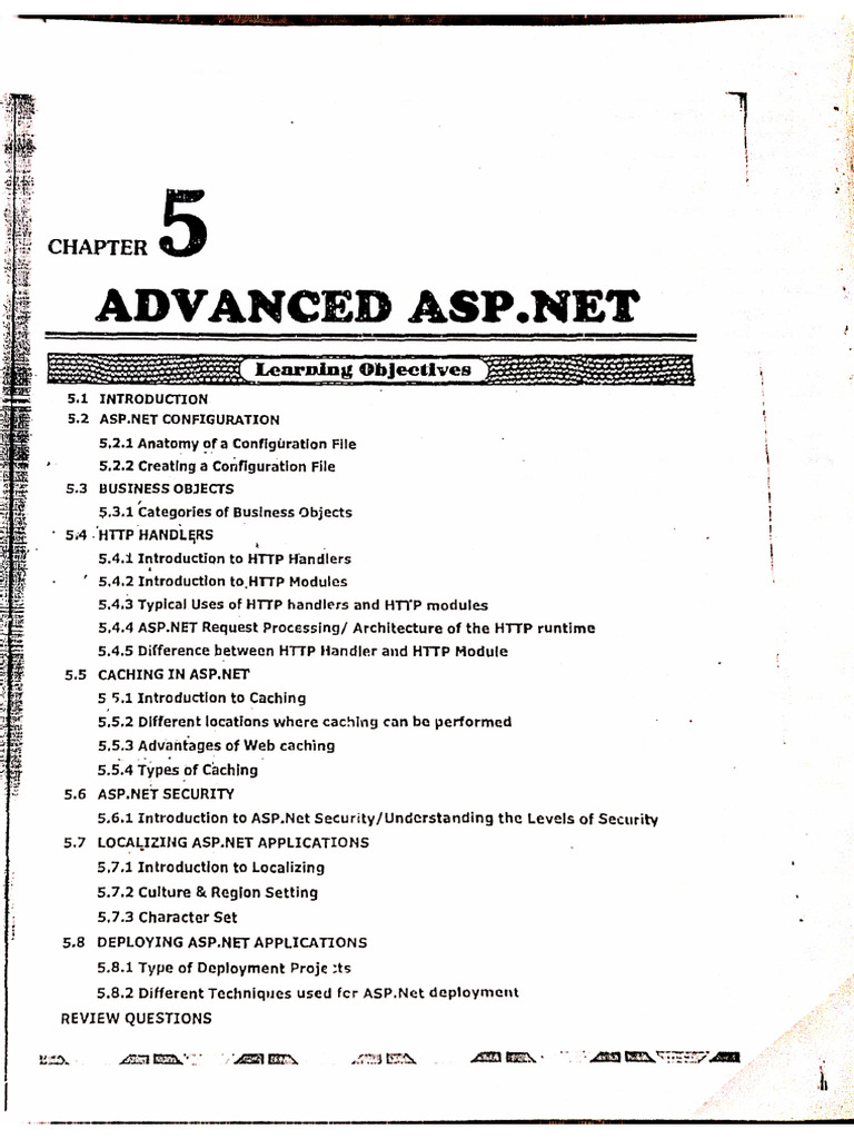 Advanced Aspnet | PDF