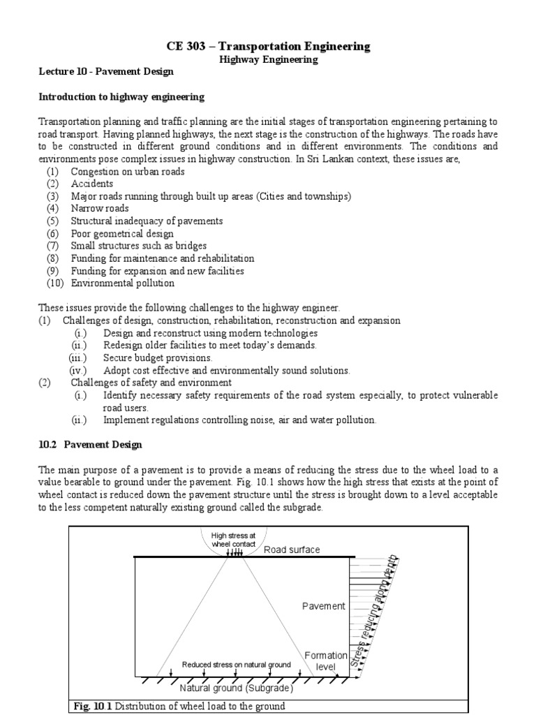 Pavement Design in Highway Engineering | PDF | Road Surface | Asphalt