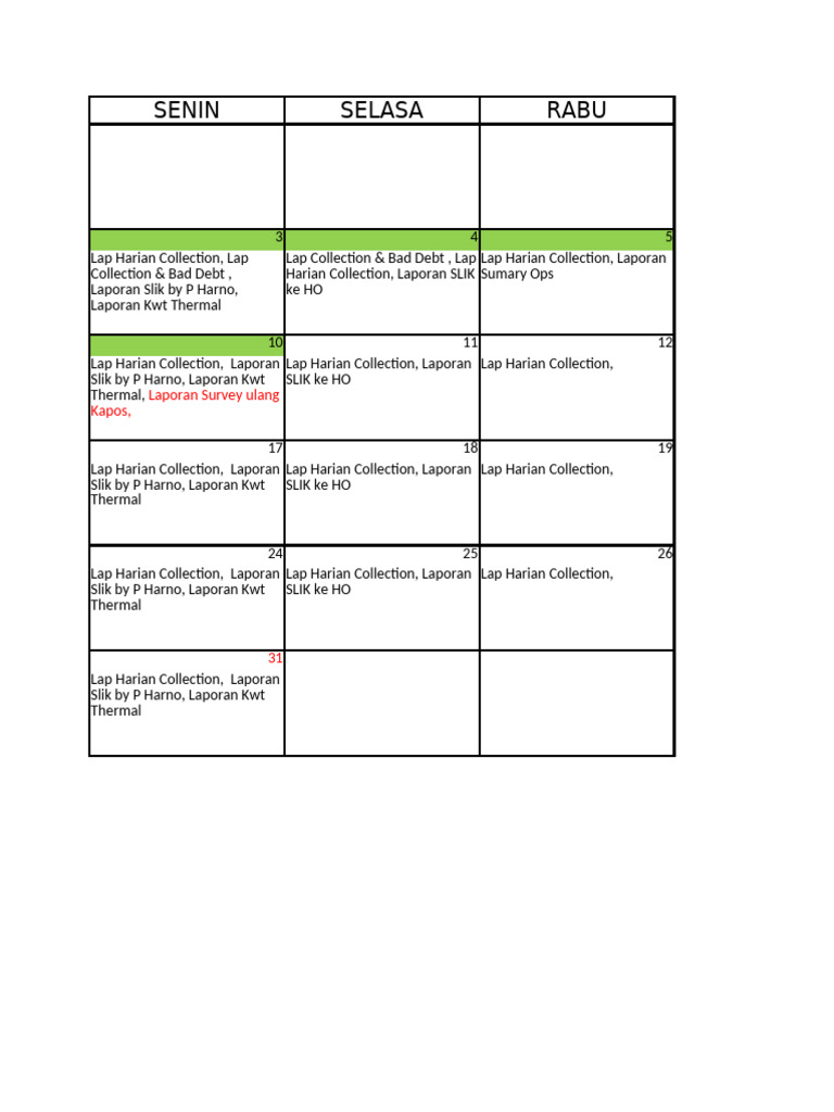 Kalender Coll | PDF