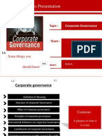  Corporate Governance