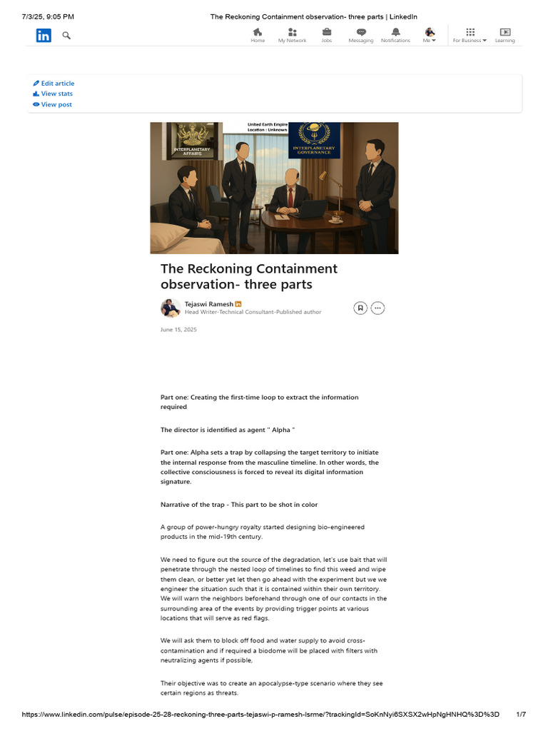 The Reckoning Containment Analysis | PDF