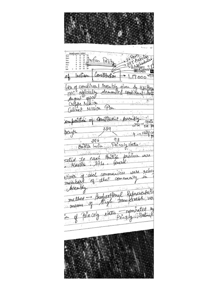 Constitution Notes | PDF