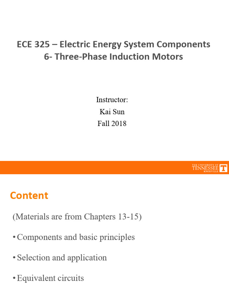 Three-Phase Induction Motors Overview | PDF | Electric Motor ...