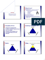What Is Love?: Marriage and Family Professor Strickland