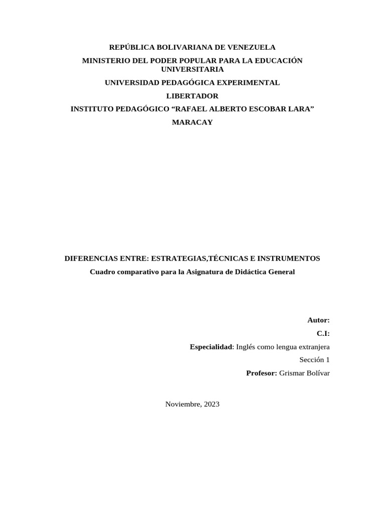 Cuadro | PDF