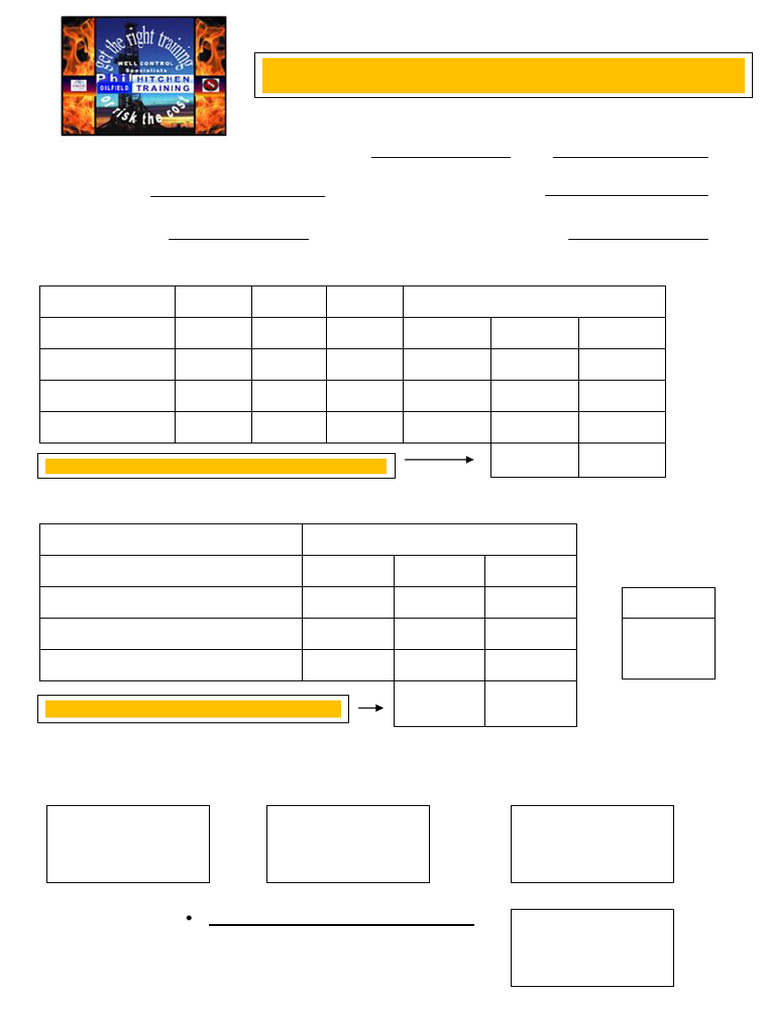 Surface Kick Sheet - A-Train Logo Updated 250314 | PDF | Casing (Borehole)
