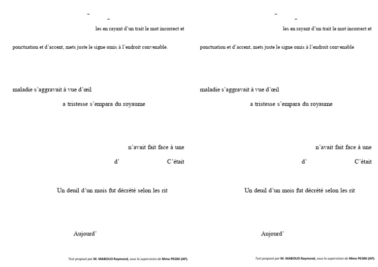 Correction orthographique pour 3ème | PDF