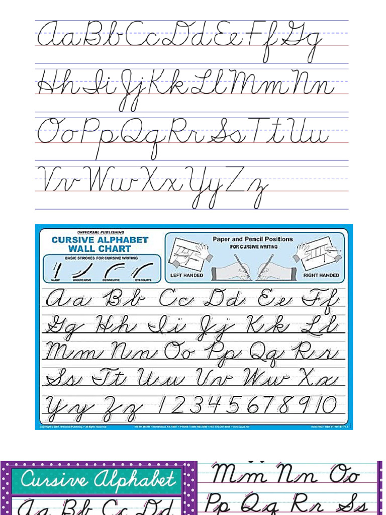 Cursive Writing | PDF