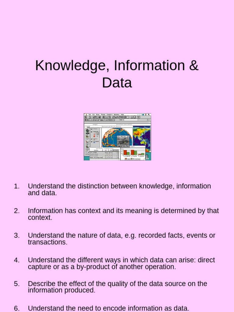 Understanding Data, Information, and Knowledge | PDF | Information | Data
