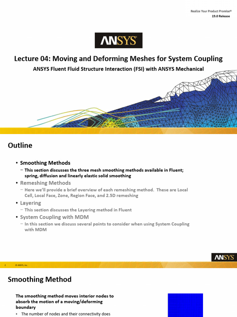 FSI Mesh Smoothing and Remeshing Techniques | PDF | Elasticity (Physics ...