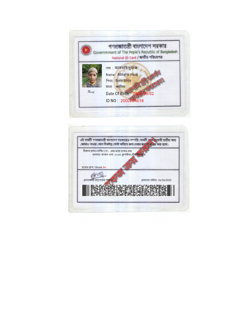 Nid Card | PDF
