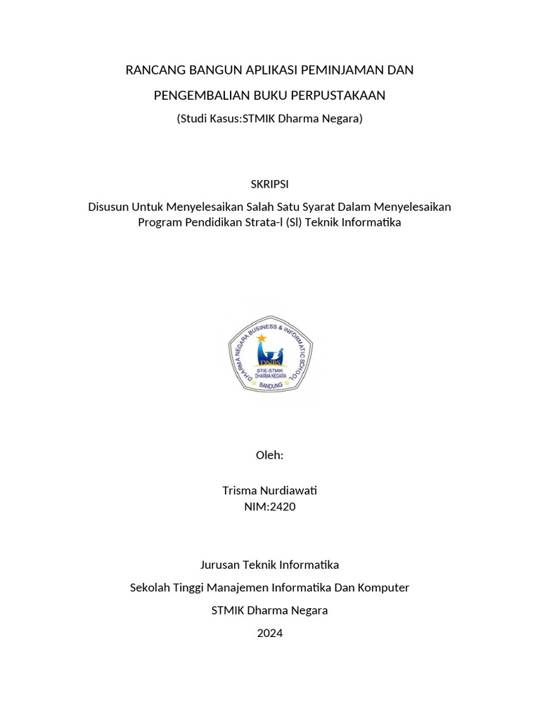 Praktikum Komputer Skripsi Trisma | PDF