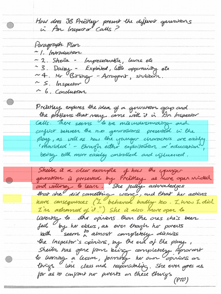 Paper 2, Section A, Level 6 (With Annotations) | PDF