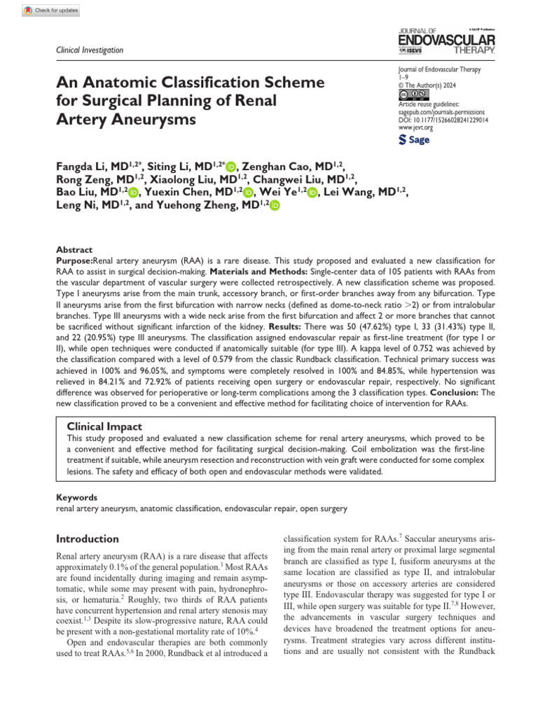 Li Et Al 2024 An Anatomic Classification Scheme For Surgical Planning ...
