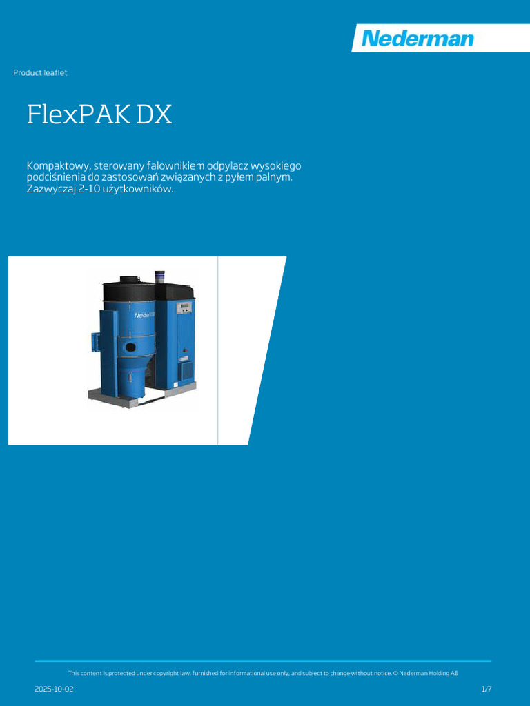 PL-PL Product Sheet PDF Flexpak DX | PDF