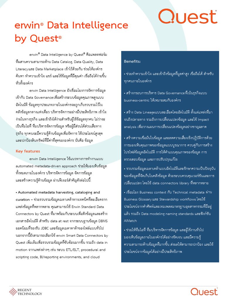 Erwin Data Intelligence | PDF