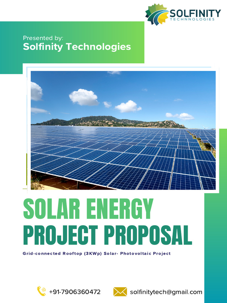 3 kW Rooftop Solar Proposal by Solfinity | PDF | Photovoltaic System ...