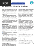 Deep Breathing Exercises Guide | PDF | Breathing | Cough
