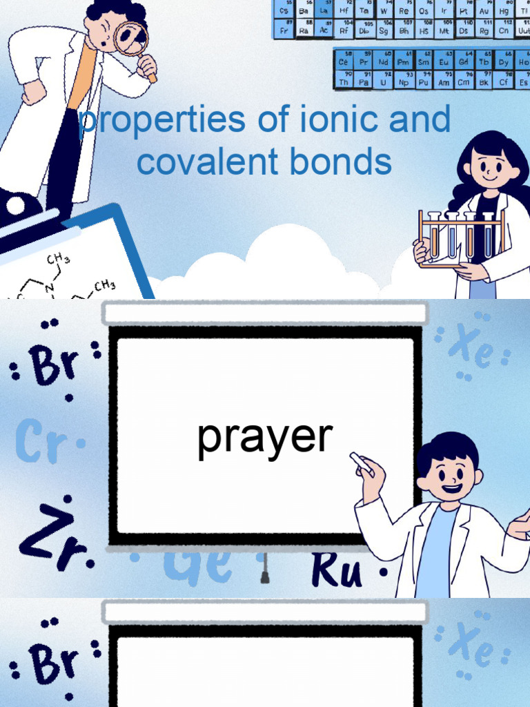 Properties of Ionic and Covalent Compounds | PDF | Ion | Chemical Compounds