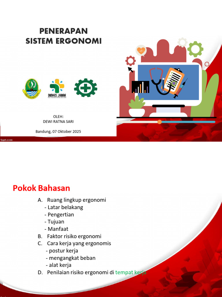 Penerapan Ergonomi di Tempat Kerja | PDF