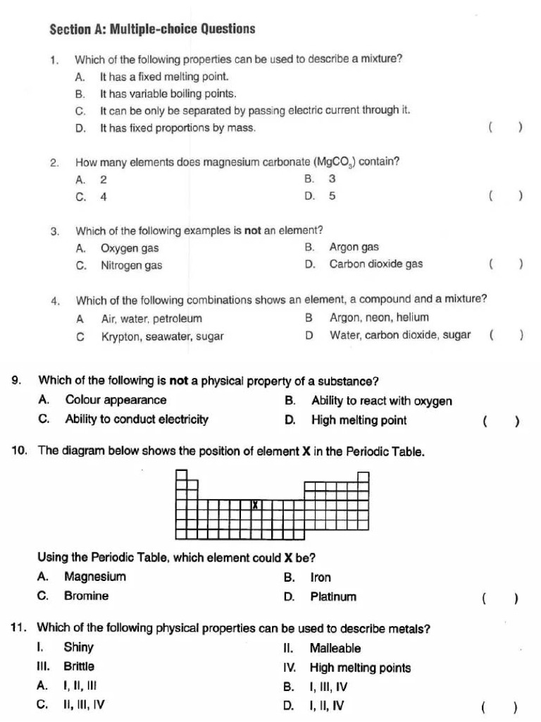 Science MCQ | PDF
