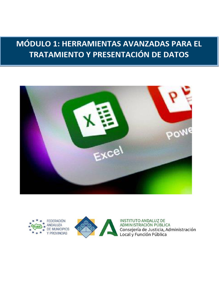 Herramientas Avanzadas para Datos Excel | PDF | Microsoft Excel | Hoja ...