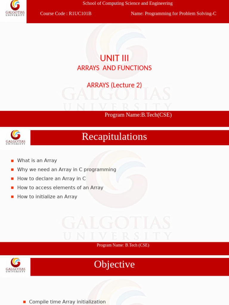 Unit-III Array-2 Bytes and Byte Hedda Hjgfyjn | PDF | Integer (Computer ...