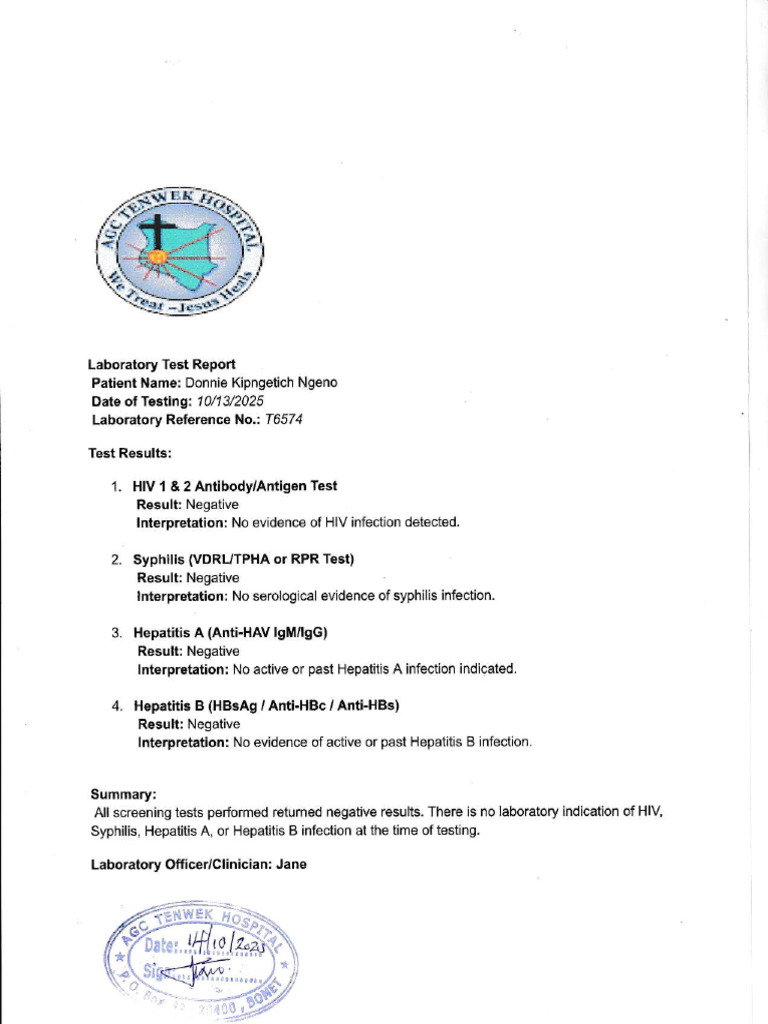 Lab Test Report | PDF