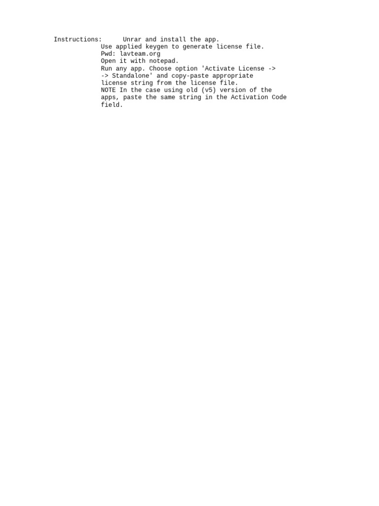 Instructions | PDF