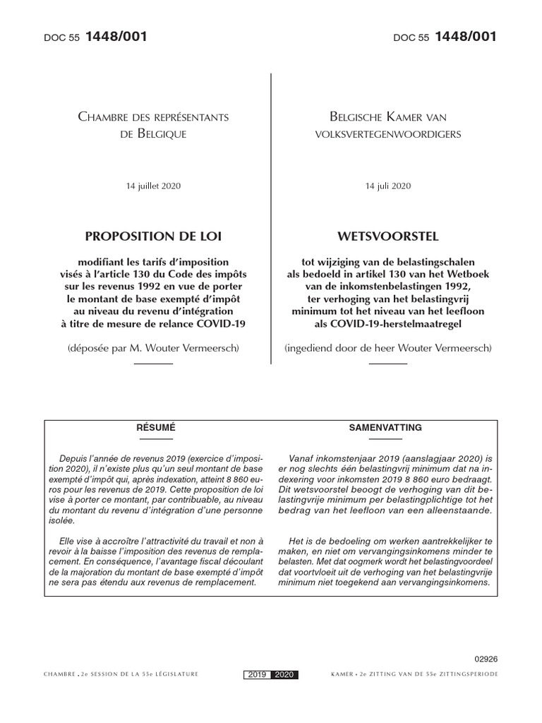 Augmentation du montant exempté d'impôt | PDF | Impôts | Élections