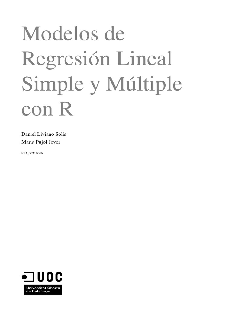 Econometría Con R - Módulo 1 - Modelos de Regresión Lineal Simple y ...