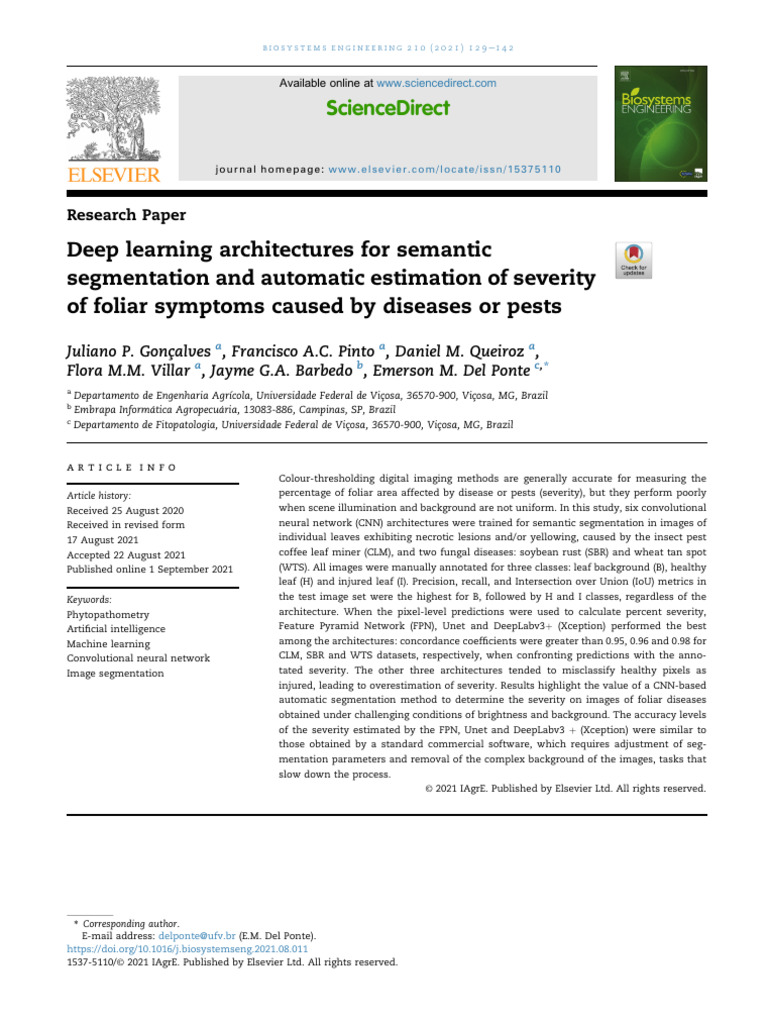 Deep Learning Architectures For Semantic Segmentation and Automatic ...