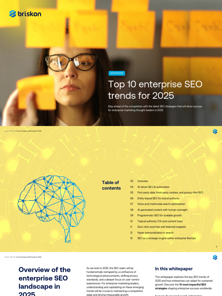 2025 Enterprise SEO Trends Overview | PDF | Search Engine Optimization ...