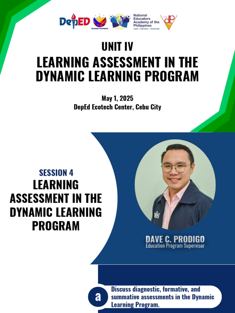 Learning Assessment in Dynamic Learning Program | PDF | Educational ...