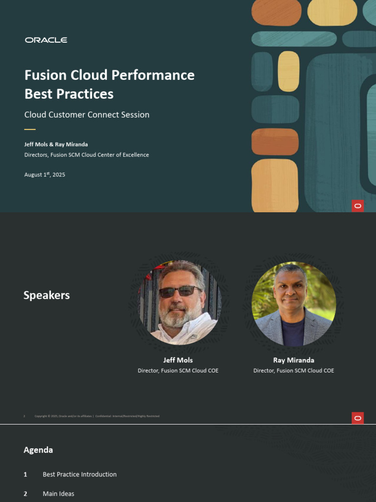 Fusion Cloud Performance Best Practices Guide | PDF | Oracle ...