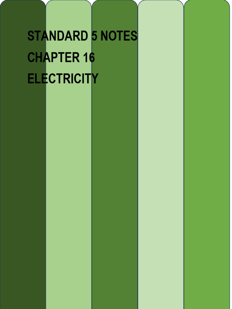 Understanding Electricity: Static & Current | PDF