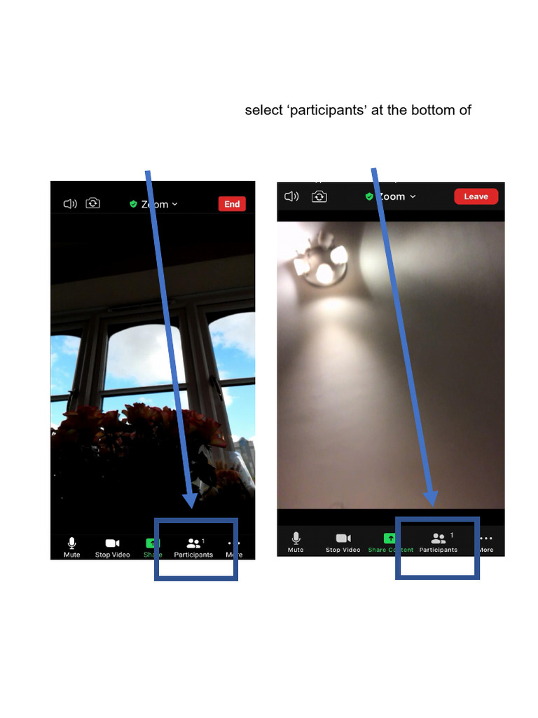 How To Change Your Display Name On Zoom - MOBILE | PDF
