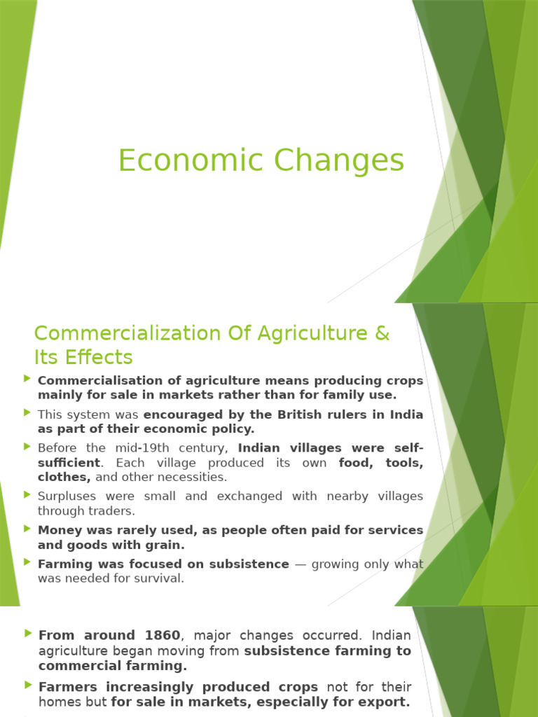 Impact of Agricultural Commercialization in India | PDF | Famine ...