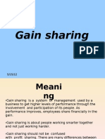 Gain sharing: a system for employee involvement and financial participation in improved performance