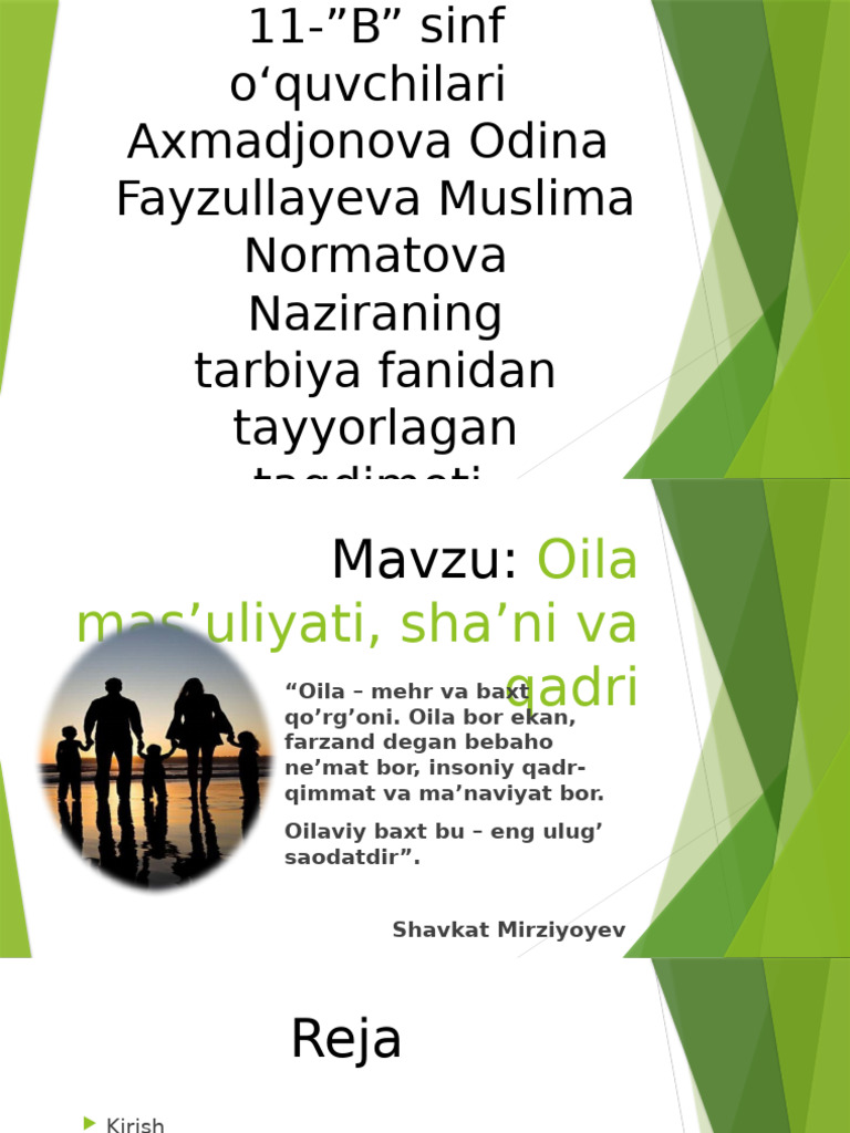 Taqdimot | PDF