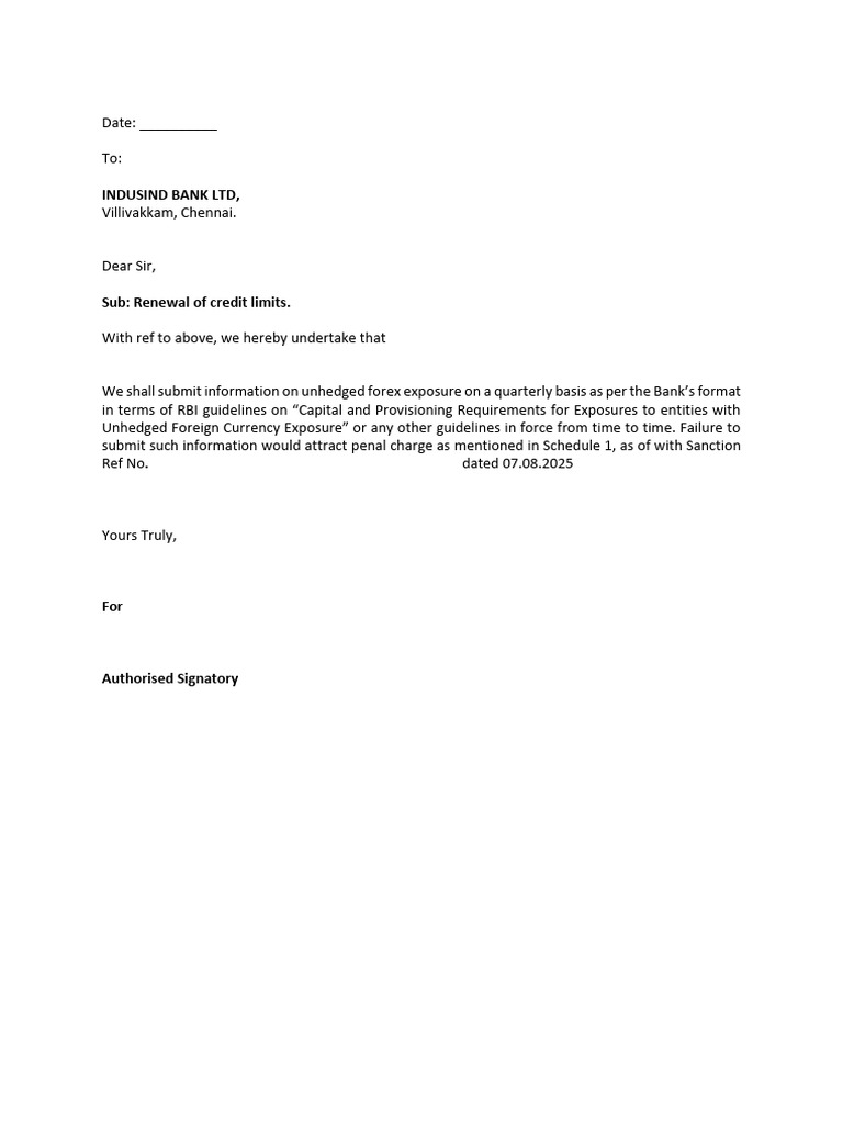 37248042_44338673_1_Unhedged Undertaking | PDF