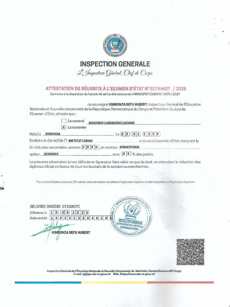 Attestation | PDF