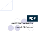 Optical Communications: Chapter 7: WDM Networks