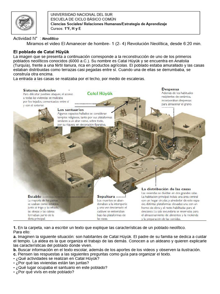 Características del Poblado Neolítico | PDF