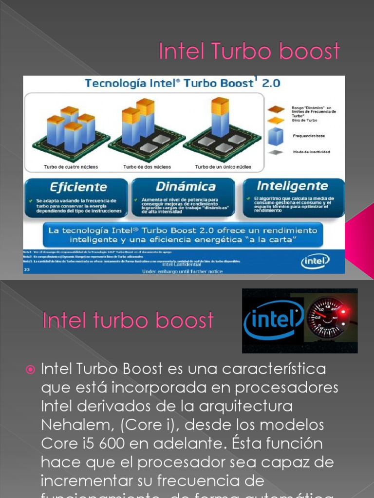 Intel Turbo Boost | PDF | Microprocesador | Intel