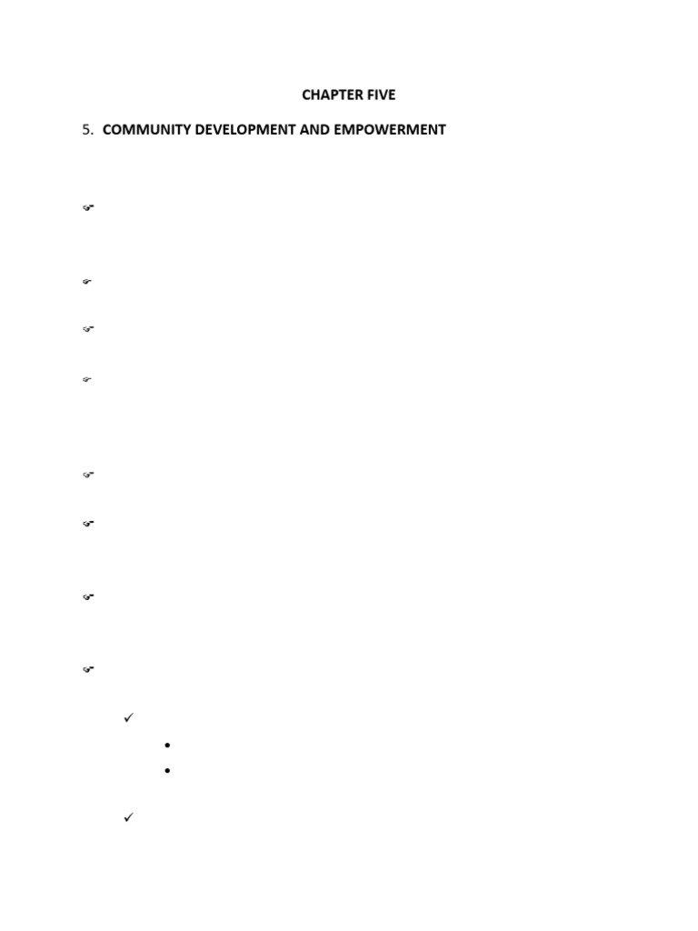 Community Development and Empowerment Guide | PDF | Empowerment | Power ...