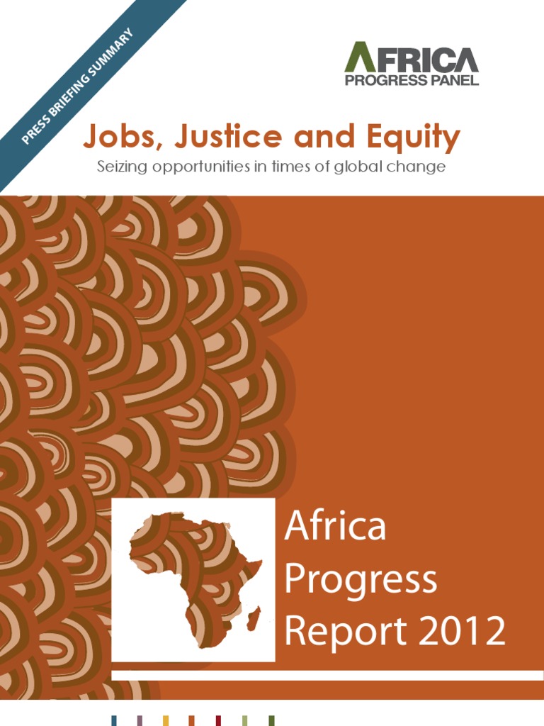 Africa Progress Report 2012: Jobs & Equity | PDF | Economic Growth ...